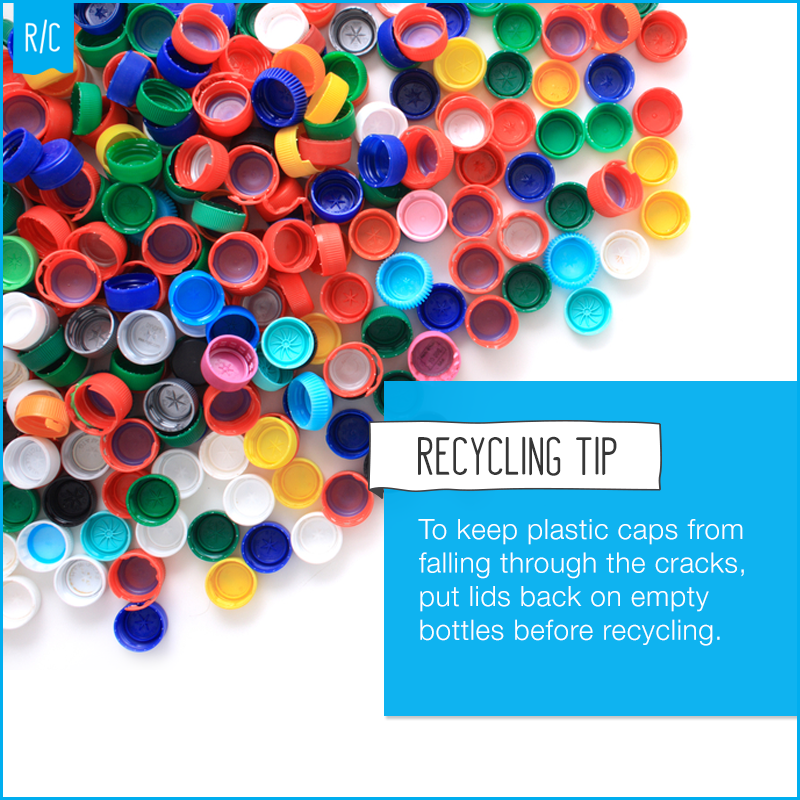 water bottle cap recycling 2