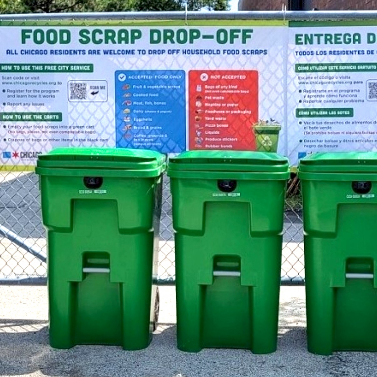 Chicago's Food Scrap Drop-Off Program