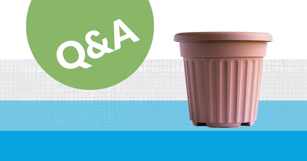 Are plastic plant pots recyclable?