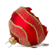 Broken Christmas Bulbs